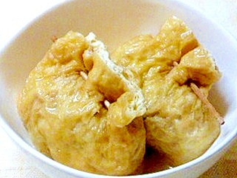 餅入り肉五目巾着煮